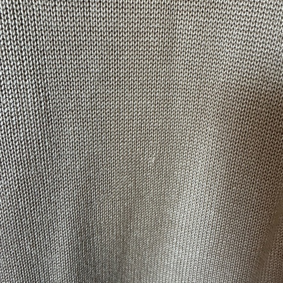 Liz Claiborne Collection Womens 100% Silk Tank Top Size Small Tan Black - Picture 8 of 8